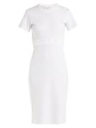 Matchesfashion.com Pswl - Cotton Jersey T Shirt Dress - Womens - White