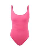 Eres - Asia Scoop-neck Swimsuit - Womens - Fuschia
