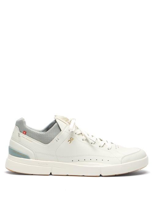 Matchesfashion.com On - The Roger Centre Court Faux-leather Trainers - Mens - White Multi