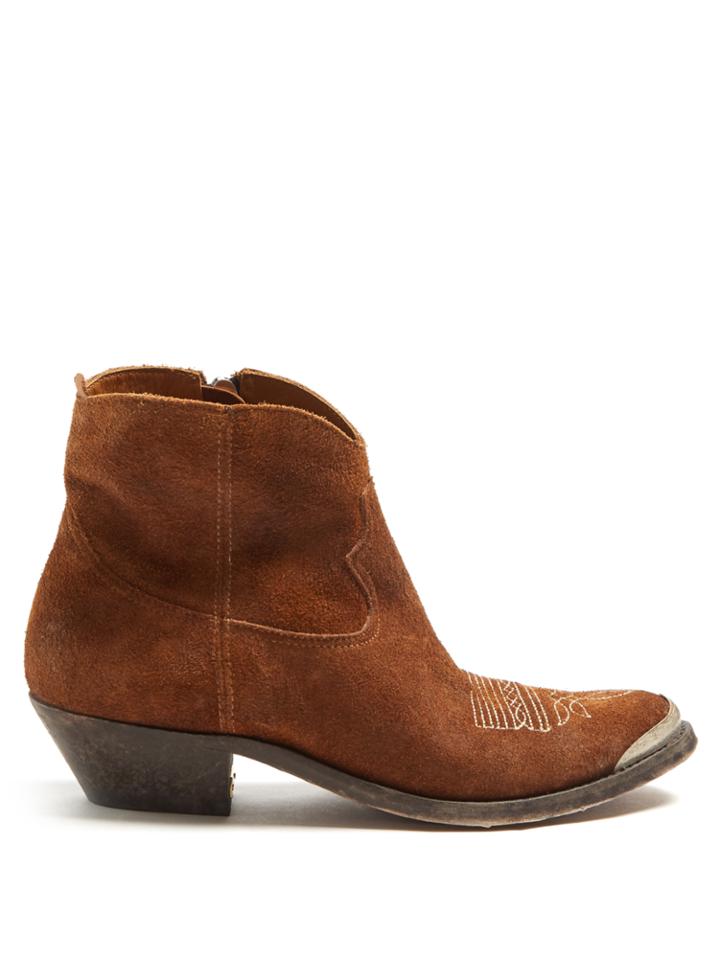 Golden Goose Deluxe Brand Young Suede Ankle Boots