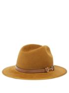 Gucci - Horsebit-strap Rabbit-felt Fedora Hat - Mens - Tan