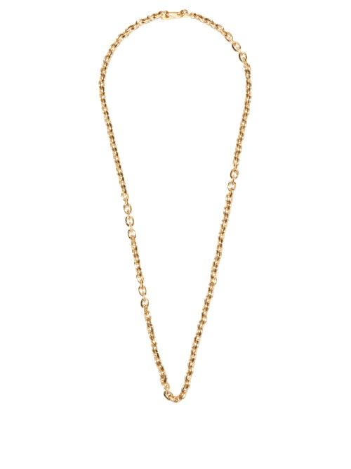 Matchesfashion.com Lizzie Mandler - Knife-edge 18kt Gold Necklace - Mens - Gold