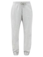 Matchesfashion.com Wardrobe. Nyc - Release 02 Drawstring-waist Cotton Track Pants - Womens - Light Grey