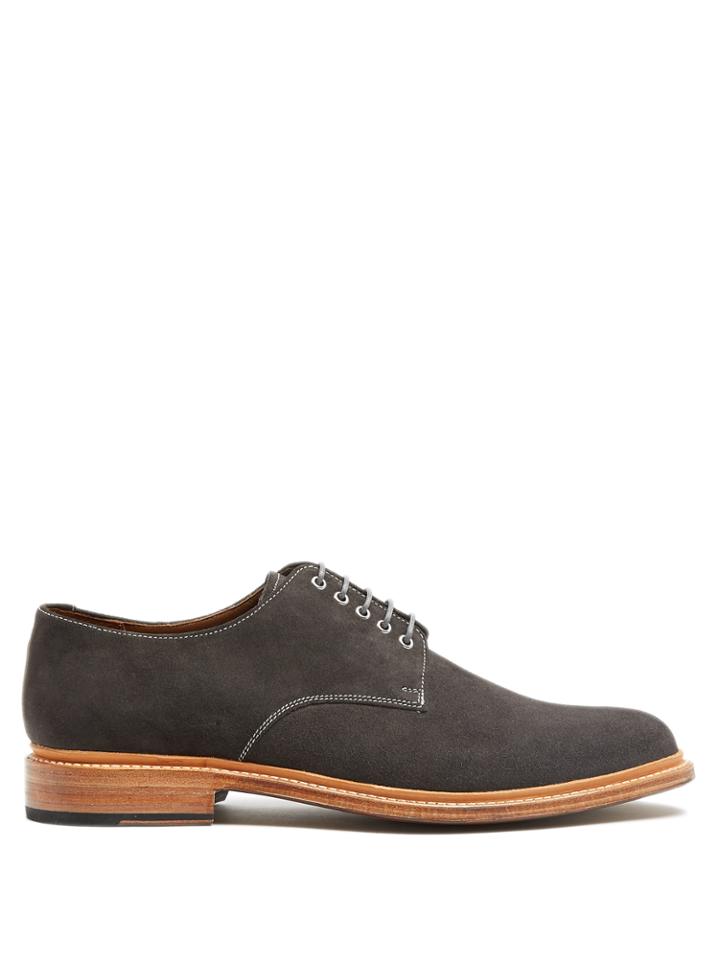 Grenson Finlay Suede Derby Shoes