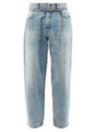 Acne Studios - 1991 Toj Belted High-rise Wide-leg Jeans - Mens - Light Blue