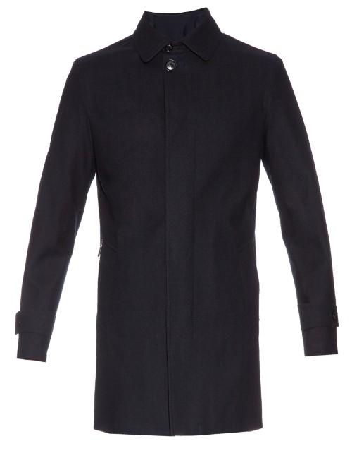 Ermenegildo Zegna Reversible Point-collar Overcoat