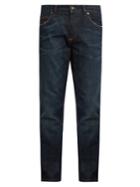 Dolce & Gabbana Badge-appliqu Five-pocket Slim Jeans