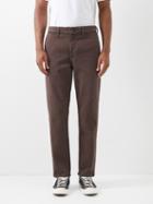 Rag & Bone - Fit 2 Logo-embroidered Cotton-blend Chino Trousers - Mens - Brown