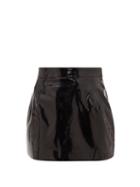 Matchesfashion.com Elzinga - High-rise Pvc Mini Skirt - Womens - Black
