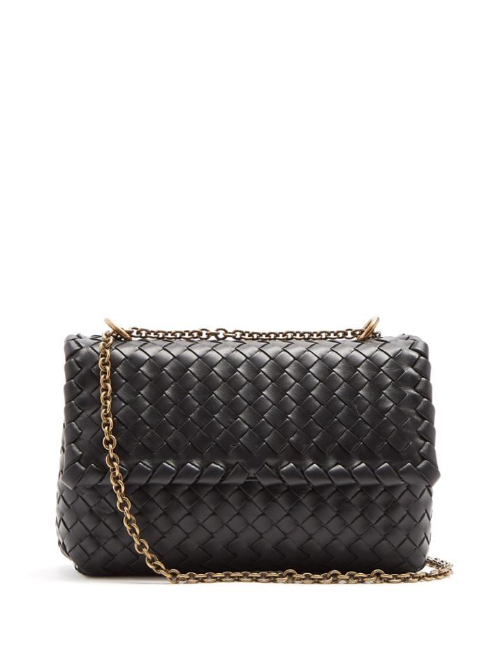 Bottega Veneta Baby Olimpia Intrecciato-leather Cross-body Bag
