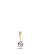 Jessica Mccormack - Ball 'n' Chain Diamond & 18kt Rose-gold Charm - Womens - Gold Multi