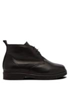 Matchesfashion.com Joseph - Round Toe Leather Ankle Boots - Womens - Black