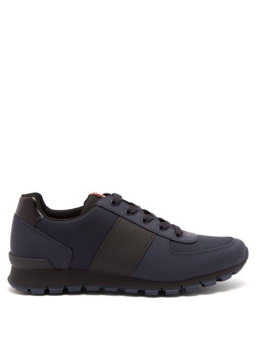Matchesfashion.com Prada - Match Race Low Top Trainers - Mens - Navy