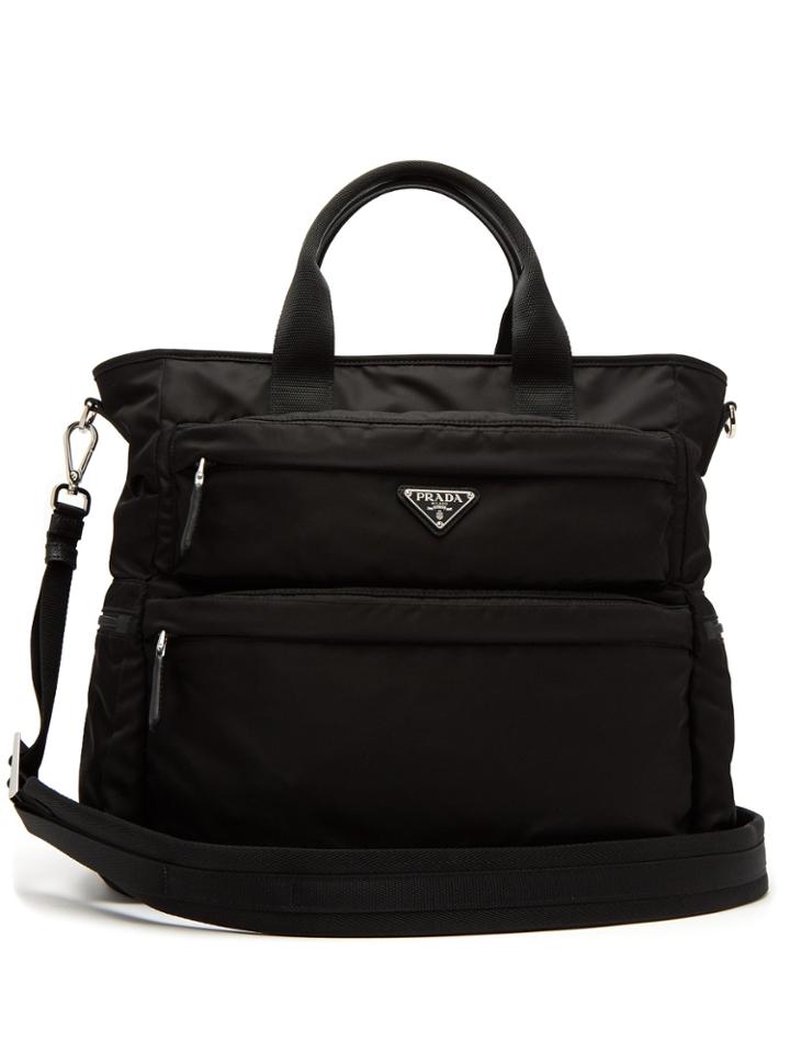 Prada Double-pocket Nylon Tote