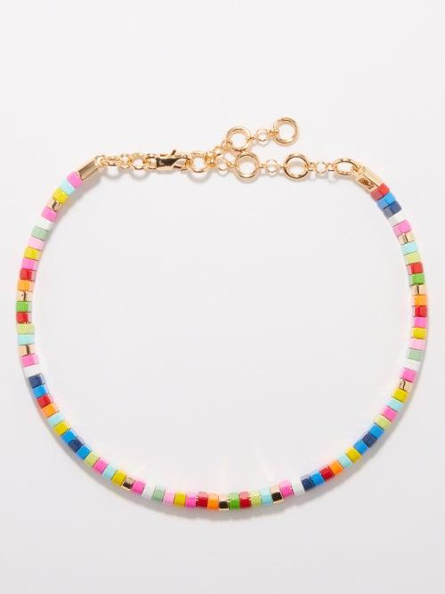 Roxanne Assoulin - Fruit Stripe Enamel Choker - Womens - Multi