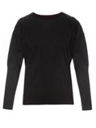 Homme Plisse Issey Miyake Pleated Long-sleeved Top