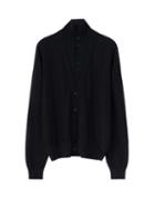 Lemaire - Layered High-neck Cardigan - Mens - Black