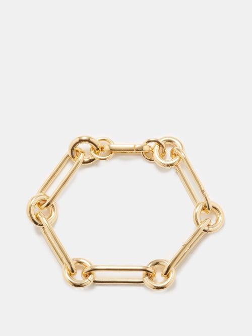 Laura Lombardi - Ilaria 14kt Gold-plated Chain Bracelet - Womens - Yellow Gold