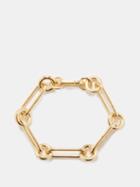 Laura Lombardi - Ilaria 14kt Gold-plated Chain Bracelet - Womens - Yellow Gold