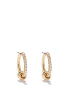 Spinelli Kilcollin - Ara Diamond & 18kt Gold Earrings - Womens - Yellow Gold