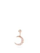 Matchesfashion.com Jacquie Aiche - Crescent Diamond & 14kt Rose-gold Single Earring - Womens - Rose Gold