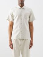 Oliver Spencer - Riviera Linen-blend Shirt - Mens - Cream