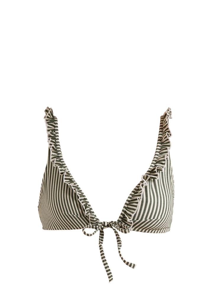 Solid & Striped The Milly Ruffle Bikini Top