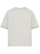 Matchesfashion.com Raey - Short Sleeved Cotton Sweatshirt - Mens - Grey