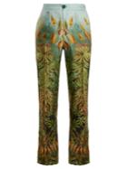 F.r.s - For Restless Sleepers Crono Floral-print Silk-twill Pyjama Trousers