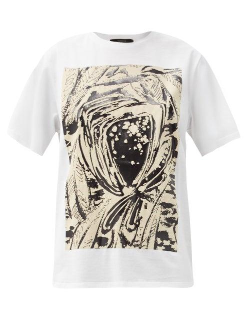 Matchesfashion.com Weekend Max Mara - Campos T-shirt - Womens - White Multi