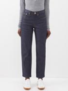 A.p.c. - Marine Cropped Jeans - Womens - Dark Indigo