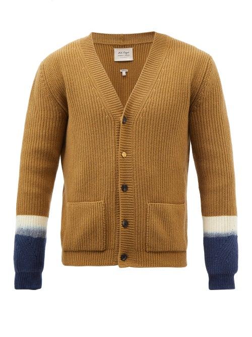 Nick Fouquet - Troy Virgin-wool Blend Cardigan - Mens - Brown