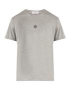 Stone Island Reflective Logo Cotton T-shirt