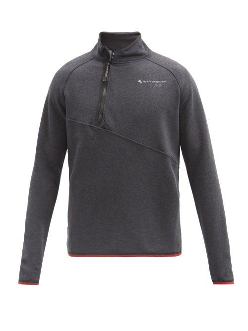 Matchesfashion.com Klttermusen - Falen Organic-cotton Jersey Sweatshirt - Mens - Black