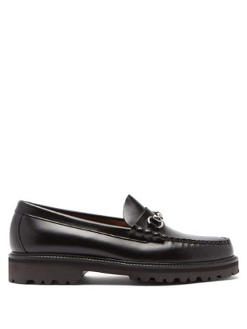 G.h. Bass & Co. - Weejuns 90s Lincoln Leather Loafers - Mens - Black
