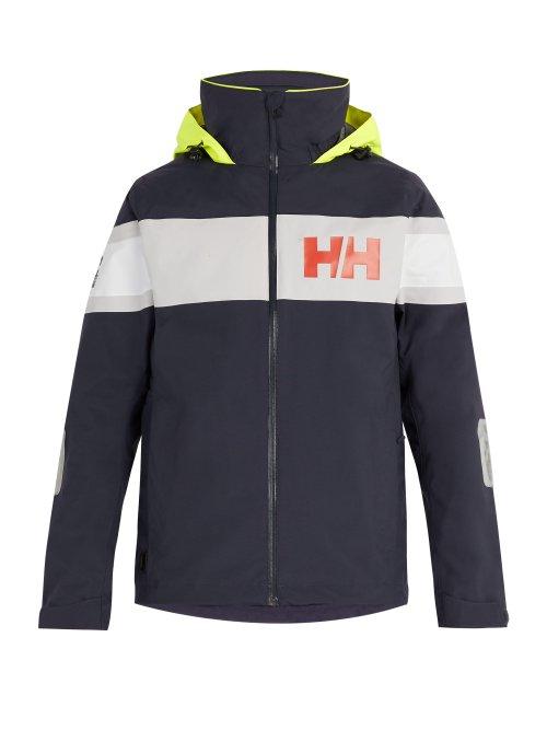 Matchesfashion.com Helly Hansen - Salt Flag Hooded Jacket - Mens - Navy Multi