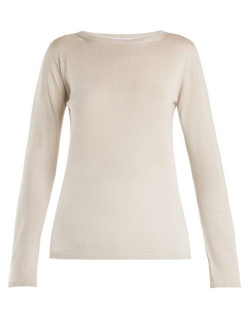 Matchesfashion.com Max Mara - Charles Sweater - Womens - Beige
