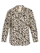 Matchesfashion.com Eytys - Donovan Leopard Print Cotton Shirt - Mens - Black White