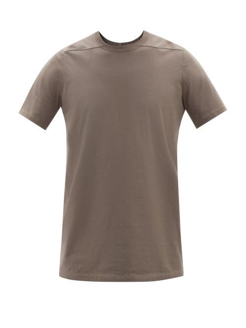Rick Owens - Level Cotton-jersey T-shirt - Mens - Grey
