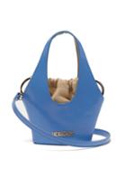 Matchesfashion.com Jacquemus - Le Cario Patent Leather Bag - Womens - Blue