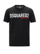 Matchesfashion.com Dsquared2 - Logo-print Cotton-jersey T-shirt - Mens - Black