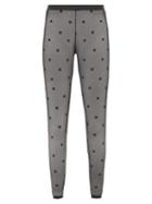 Givenchy - 4g-flocked Mesh Leggings - Womens - Black