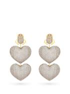 Matchesfashion.com Begum Khan - Scarab Mon Amour Gold Plated Clip Earrings - Womens - Silver