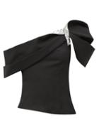 Matchesfashion.com Isabel Marant - Lotie Sequin-embellished One-shoulder Top - Womens - Black