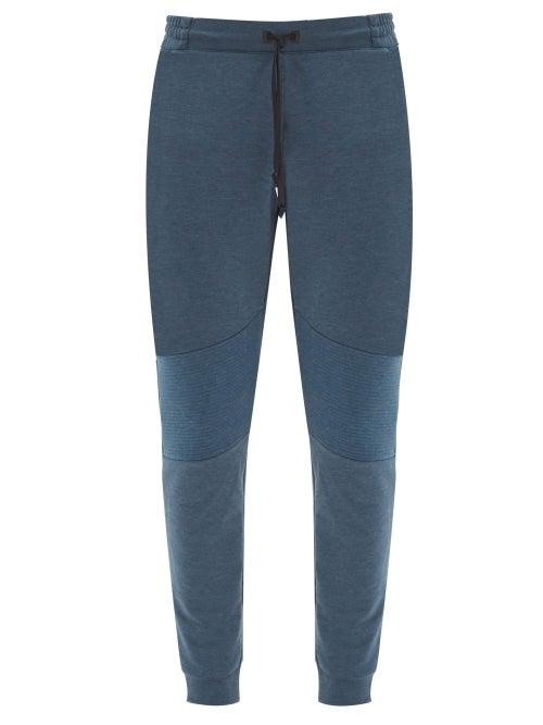 Matchesfashion.com On - Panelled Technical-jersey Track Pants - Mens - Blue