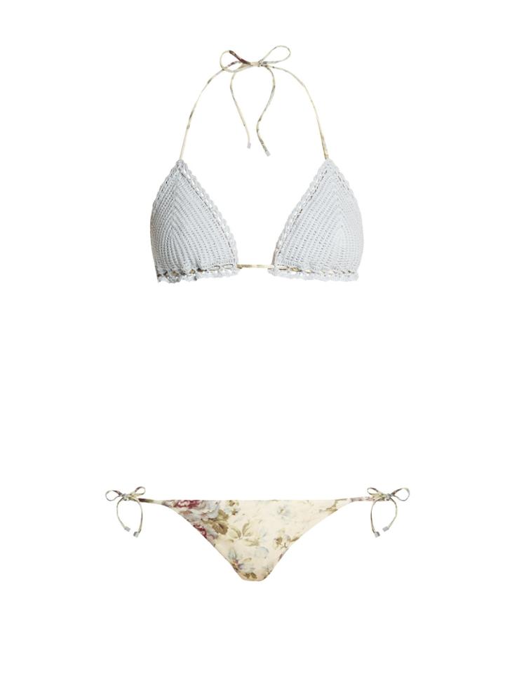 Zimmermann Iris Crochet Bikini