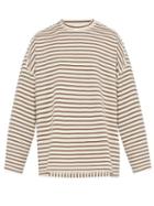 Matchesfashion.com Jil Sander - Striped Waffle Cotton T Shirt - Mens - White
