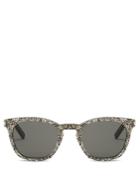 Saint Laurent D-frame Glitter-acetate Sunglasses