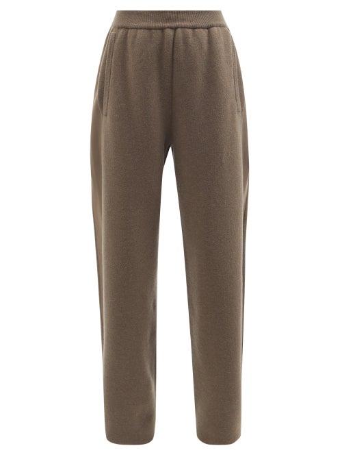Vaara - Roy Wool Track Pants - Womens - Brown