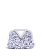 Bottega Veneta - Point Shell-embellished Crochet Clutch - Womens - Light Purple